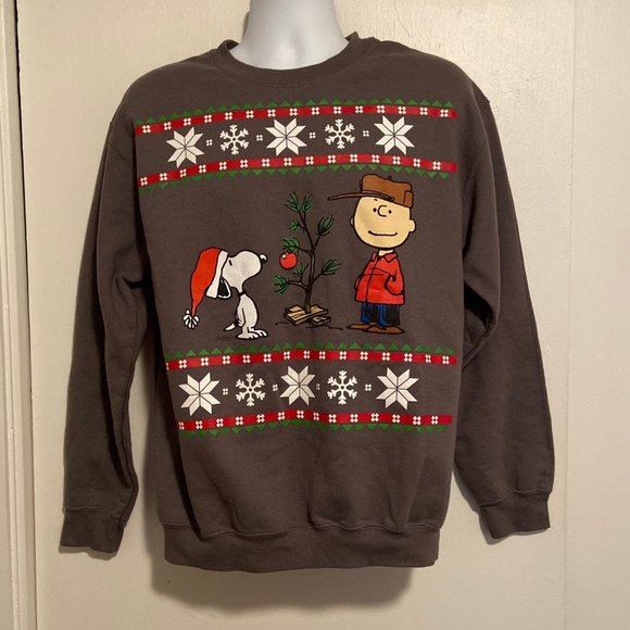 Peanuts Other - Charlie Brown Snoopy Christmas Tree Sweatshirt